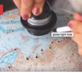 how to make a pendant light from a 10 thrift store globe