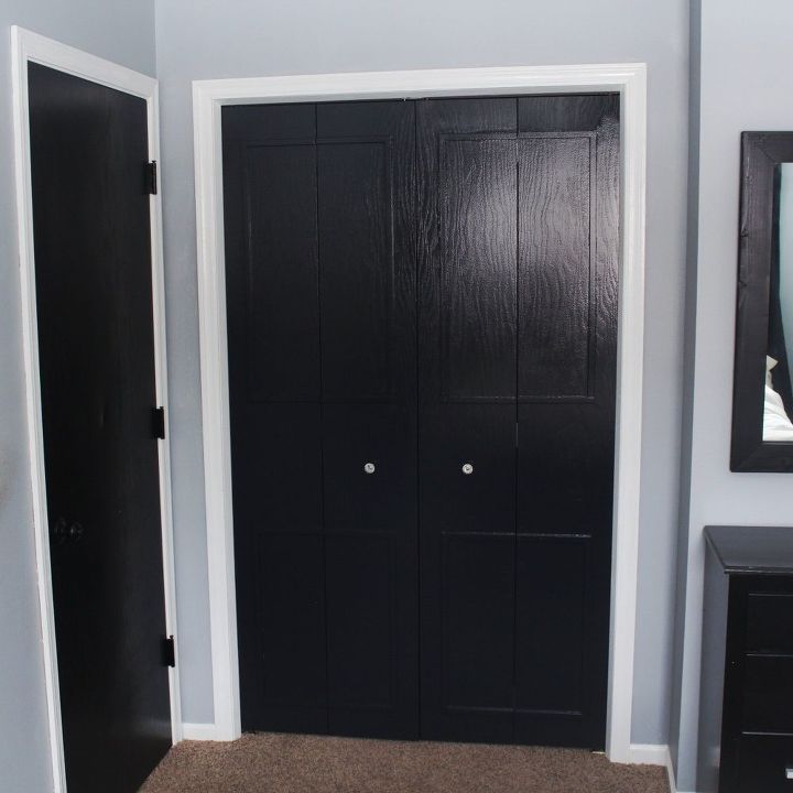 cambio de imagen de la puerta plegable del armario
