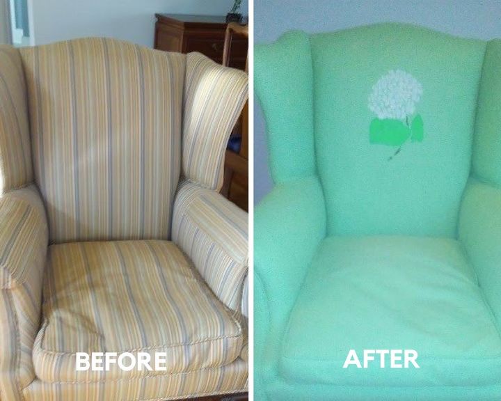 pintar la silla tapizada de family heirloom