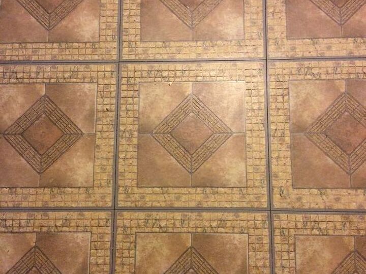 q can you paint over peel and stick tile