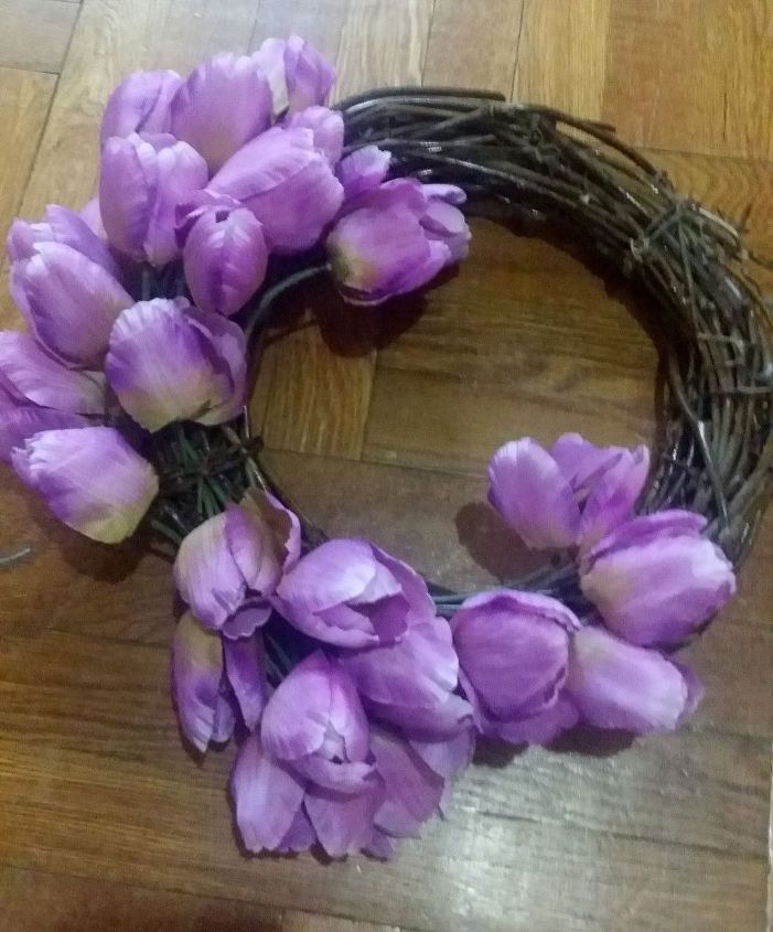 corona de tulipanes de primavera rpida y fcil
