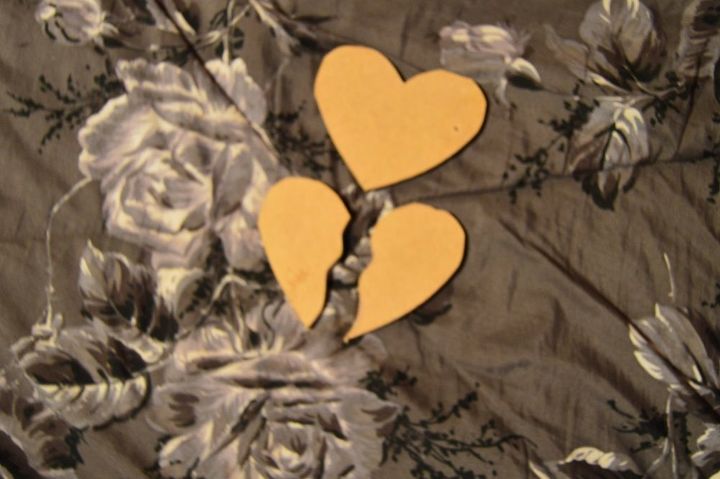 valentine day wooded heart