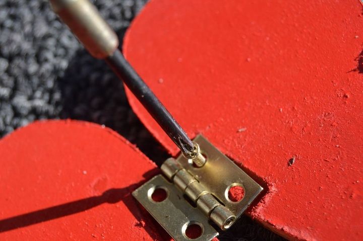 valentine day wooded heart