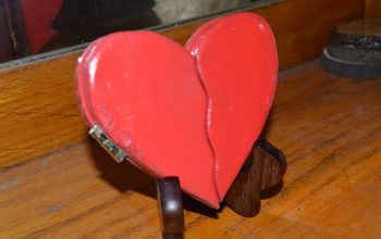 Corazón de madera de San Valentín