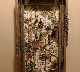 old frame to functional wall art