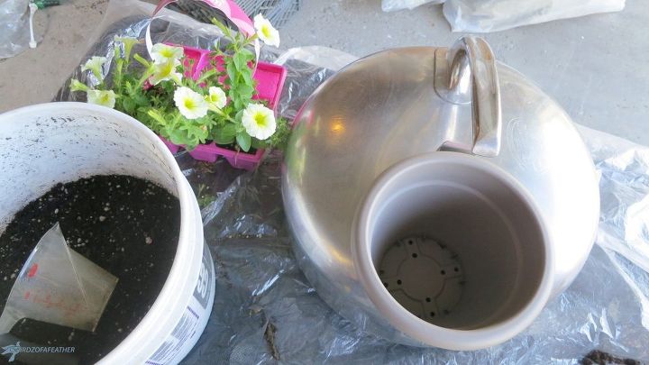 fire pit upcycle from a curb side find