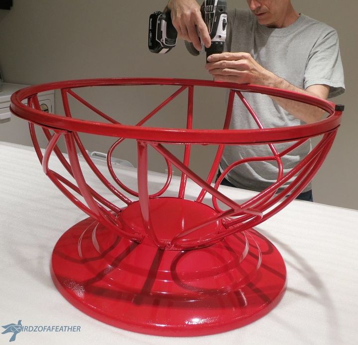 fire pit upcycle from a curb side find