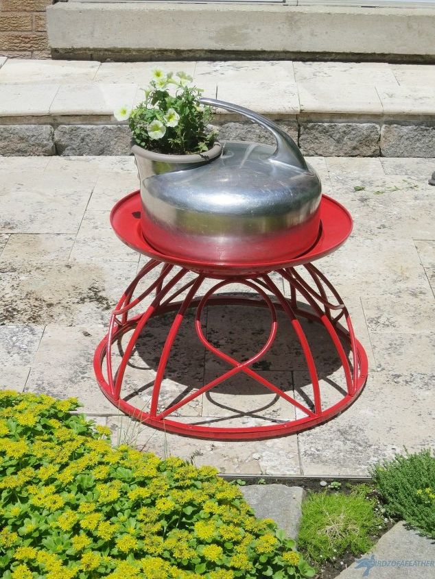 fire pit upcycle from a curb side find