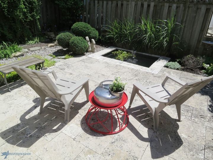 fire pit upcycle from a curb side find