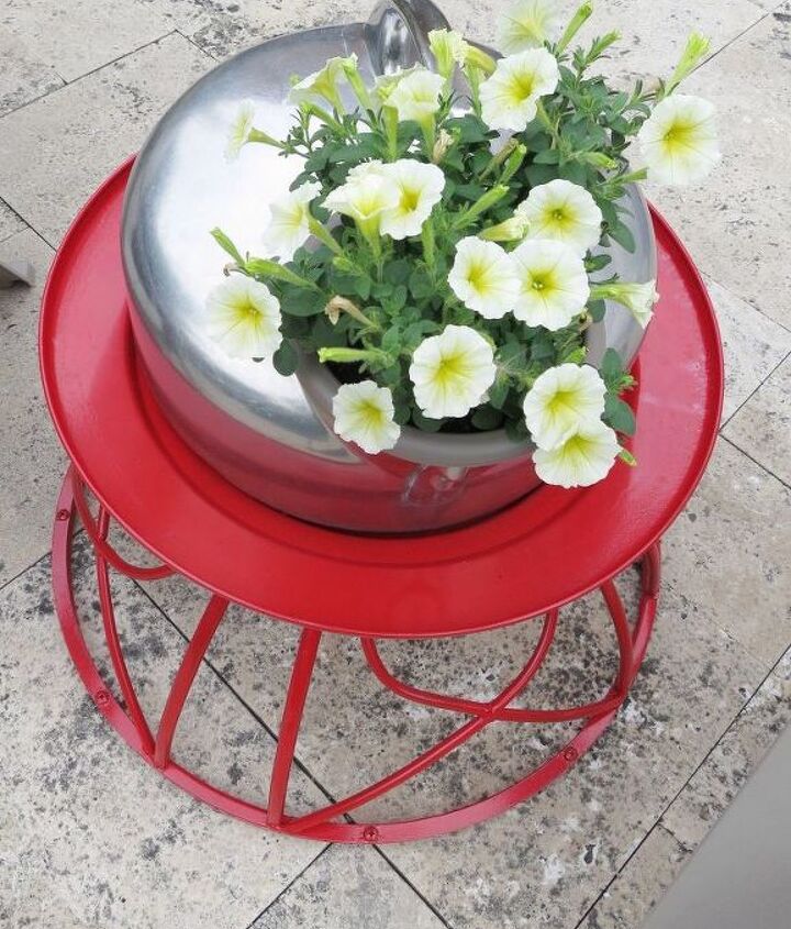 fire pit upcycle from a curb side find