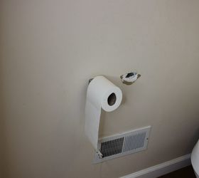 How To Cover A Hole With A Farmhouse Toilet Paper Holder 2
