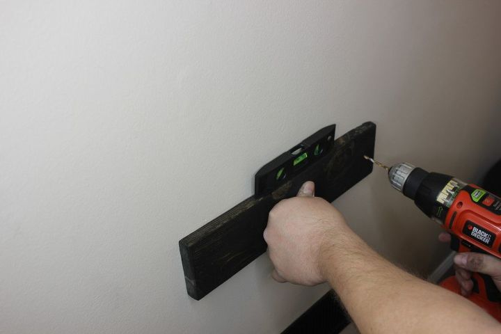 how to cover a hole with a farmhouse toilet paper holder 2 lumber