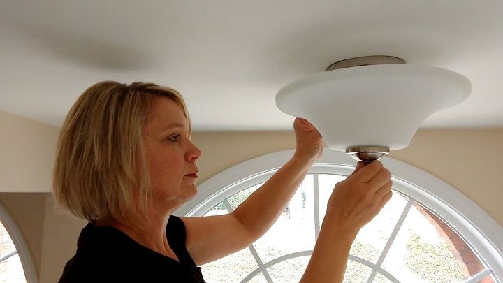 replacing a ceiling light fixture