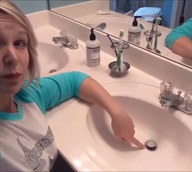 clearing a clogged sink drain and rescuing lost jewelry