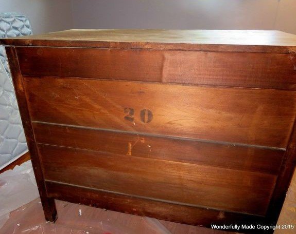 ombre drawer dresser