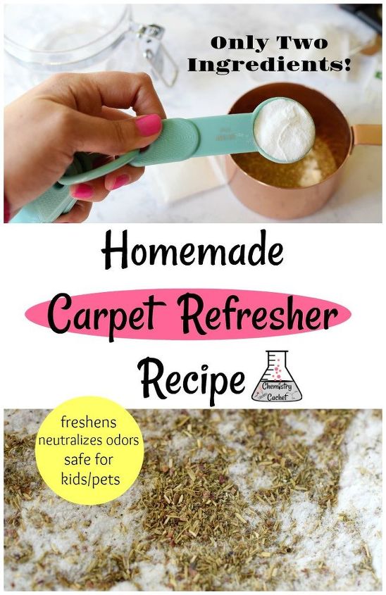 two ingredient homemade carpet refresher recipe
