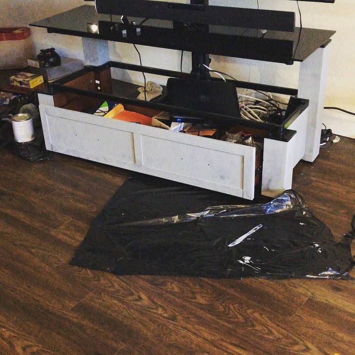 tv console makeover