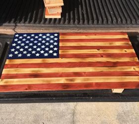 As Rustic as is It Gets! The Great American Flag