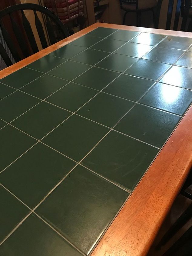 q change tiles in kitchen table