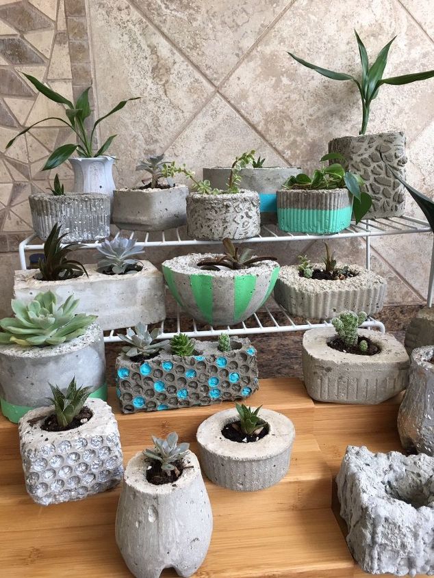 q are hypertufa concrete planters supposed to be waterproof