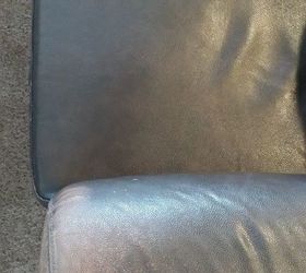 how to color faded pleather couch