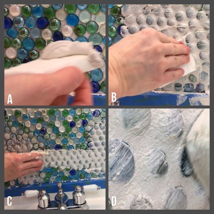 dollar store backsplash