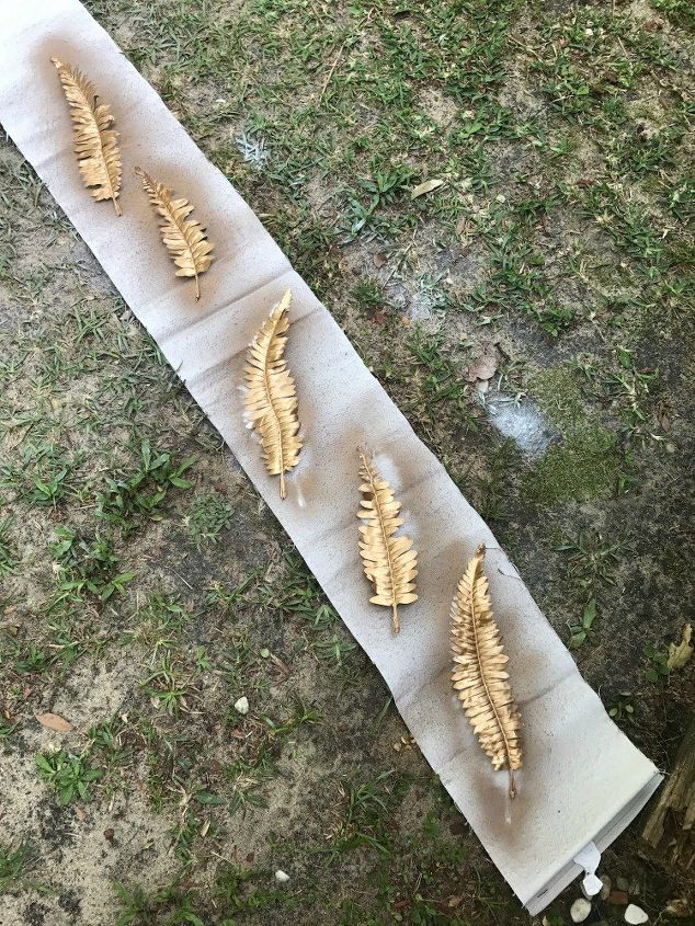 diy metal leaf bedroom wall art