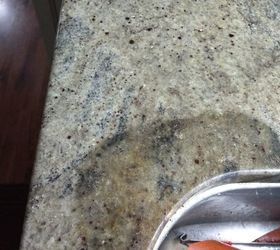 Have A Dark Gray Spot On My Granite Countertops, How Do I Refinish The ...