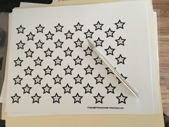 as rustic as is it gets the great american flag