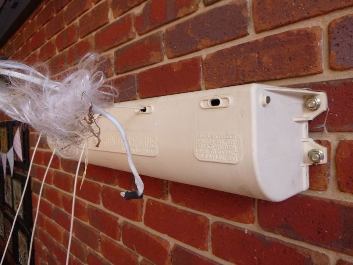 daytek retractable clothesline restring or repair part 1 of 2 parts