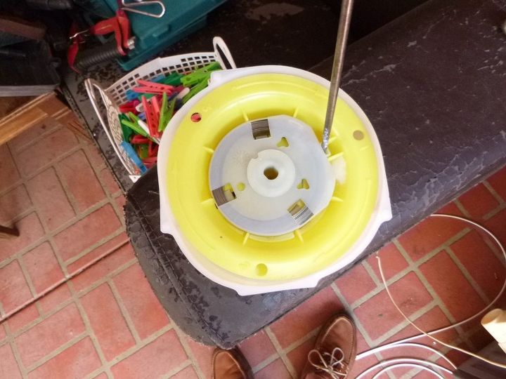 daytek retractable clothesline restring or repair part 1 of 2 parts