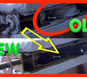 replacing sliding door rollers, Broken vs New