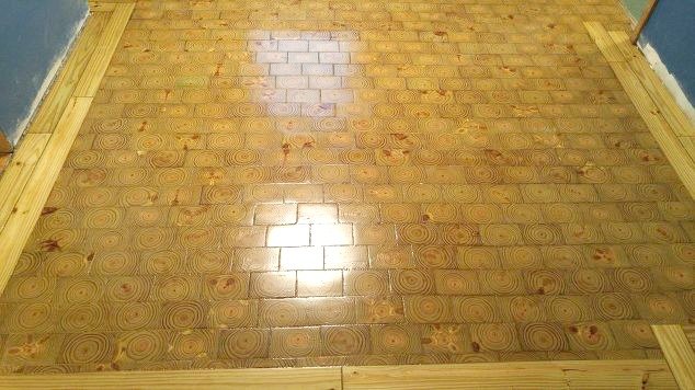 Diy An End Grain Wood Floor Hometalk Diy An End Grain Wood Floor Hometalk