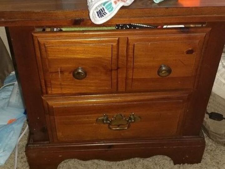q storage and upcycle nightstands