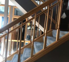 my wooden stair railings are spaced too far apart how can i fix them