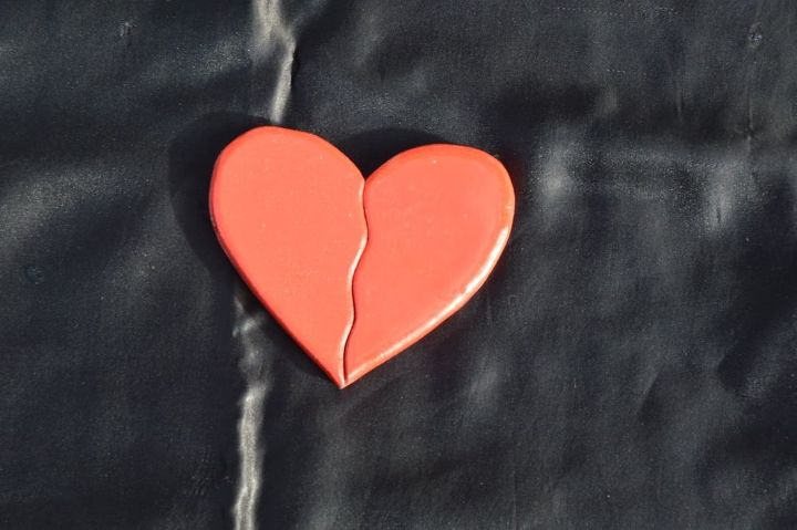 valentine day wooded heart