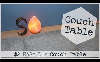 mesa de sofá fácil de 2 dólares