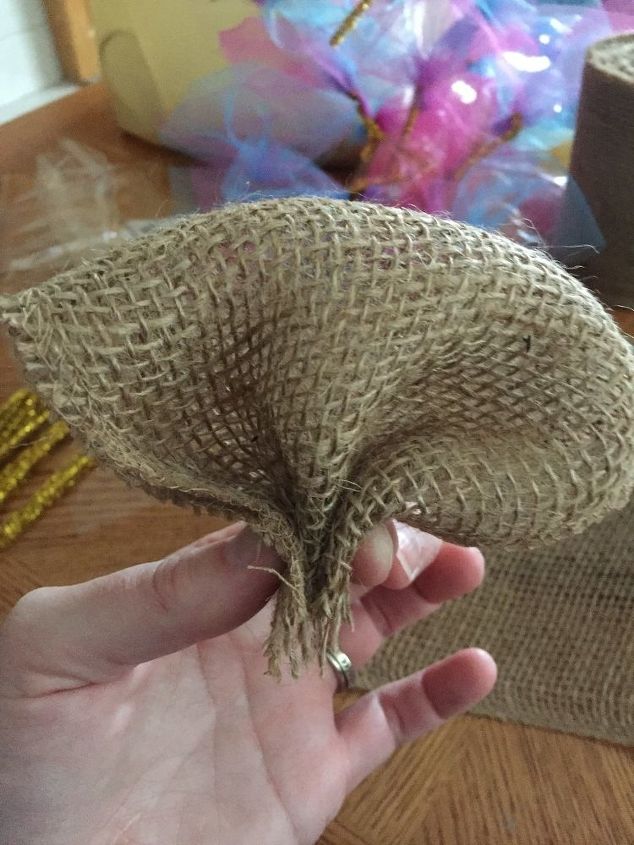 dollar store easter burlap wreath perfect for the holiday and spring