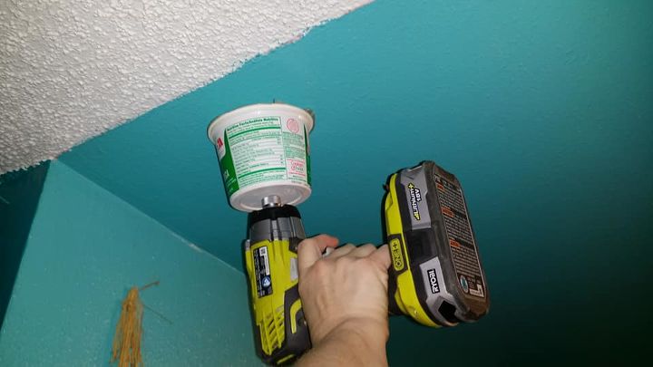 less mess ceiling hook installation
