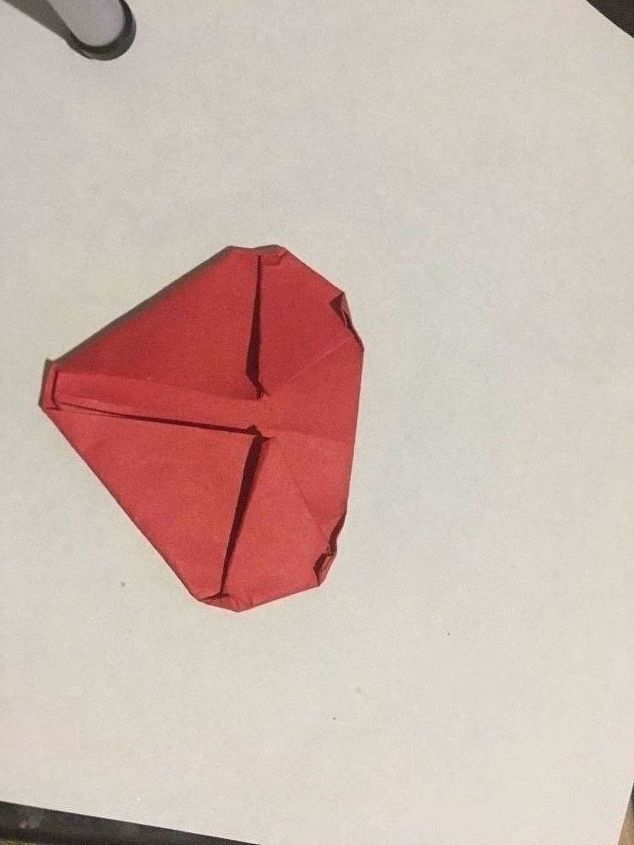 corazones de papel 3d de san valentn origami
