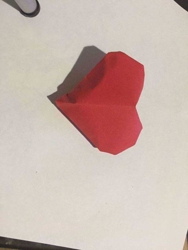corazones de papel 3d de san valentn origami