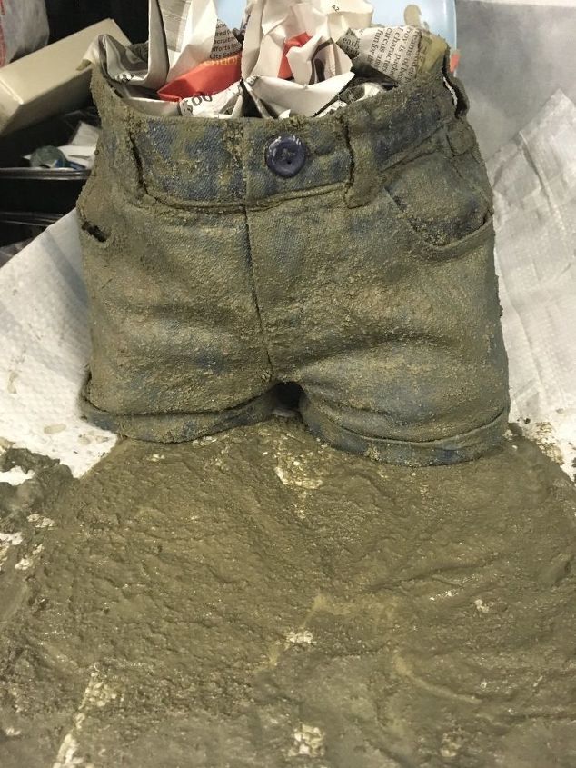 gardening flower tots made from upcycled toddler clothes