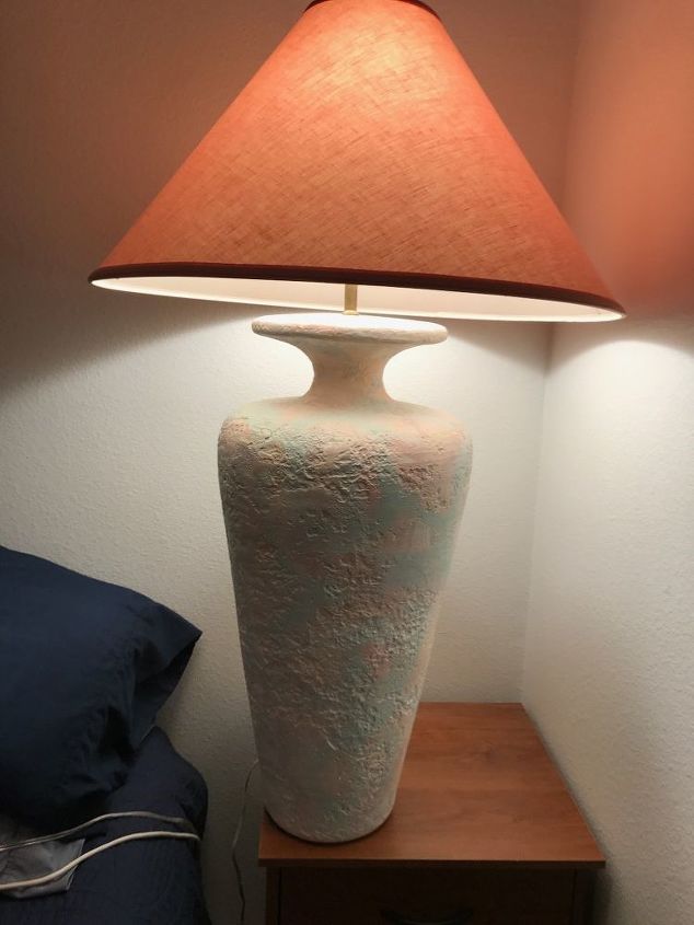 need ideas to update large plaster lamps
