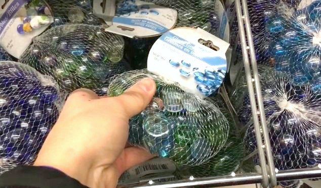 dollar store backsplash