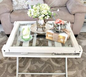 these coffee table ideas will inspire you to make your own, Rustic Vintage Window Coffee Table
