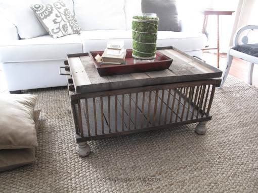 these coffee table ideas will inspire you to make your own, Chicken Coop Coffee Table
