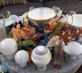 15 clever ways to repurpose old light bulbs, Light Bulb Centerpiece