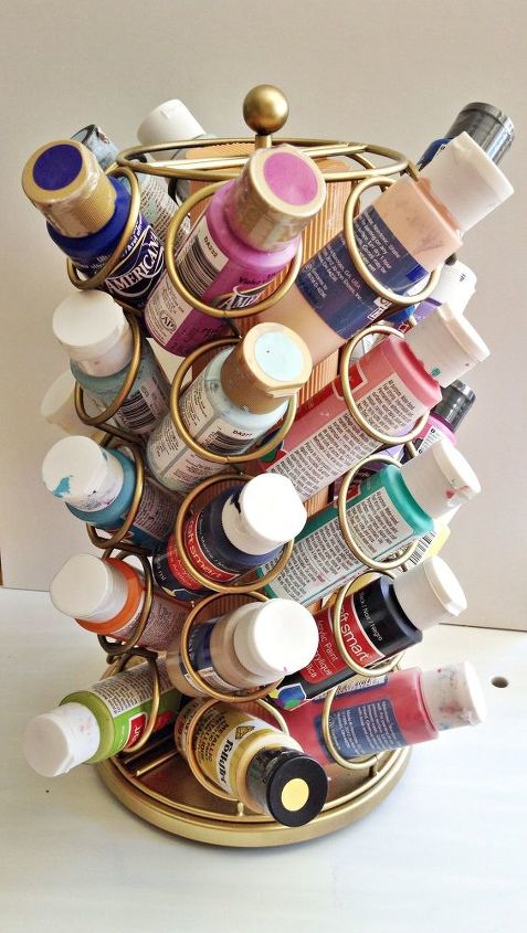 s keep your craft supplies organized with these fun storage ideas, Repurposed Keurig Cup Carousel