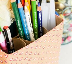 s keep your craft supplies organized with these fun storage ideas, Toilet Paper Roll Craft Supplies Holder