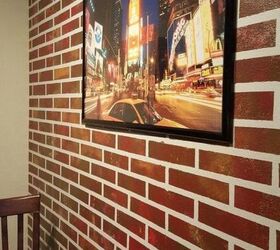 12 stunning ways to get that exposed brick look in your home, Paint them onto an accent wall